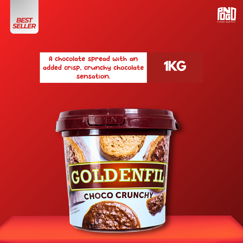 

GOLDENFIL CHOCO CRUNCHY 1KG SELAI COKLAT