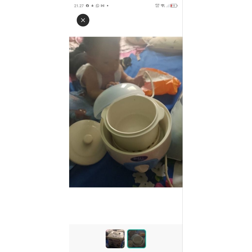 slow cooker bekas pakai