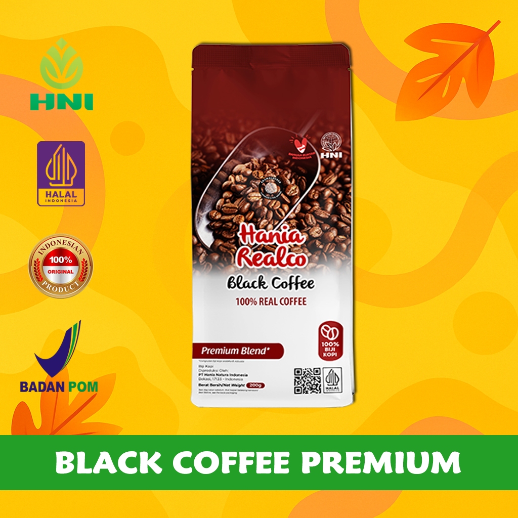 

HANIA REALCO BLACK COFFEE PREMIUM BLEND - Biji kopi campuran arabika dan robusta