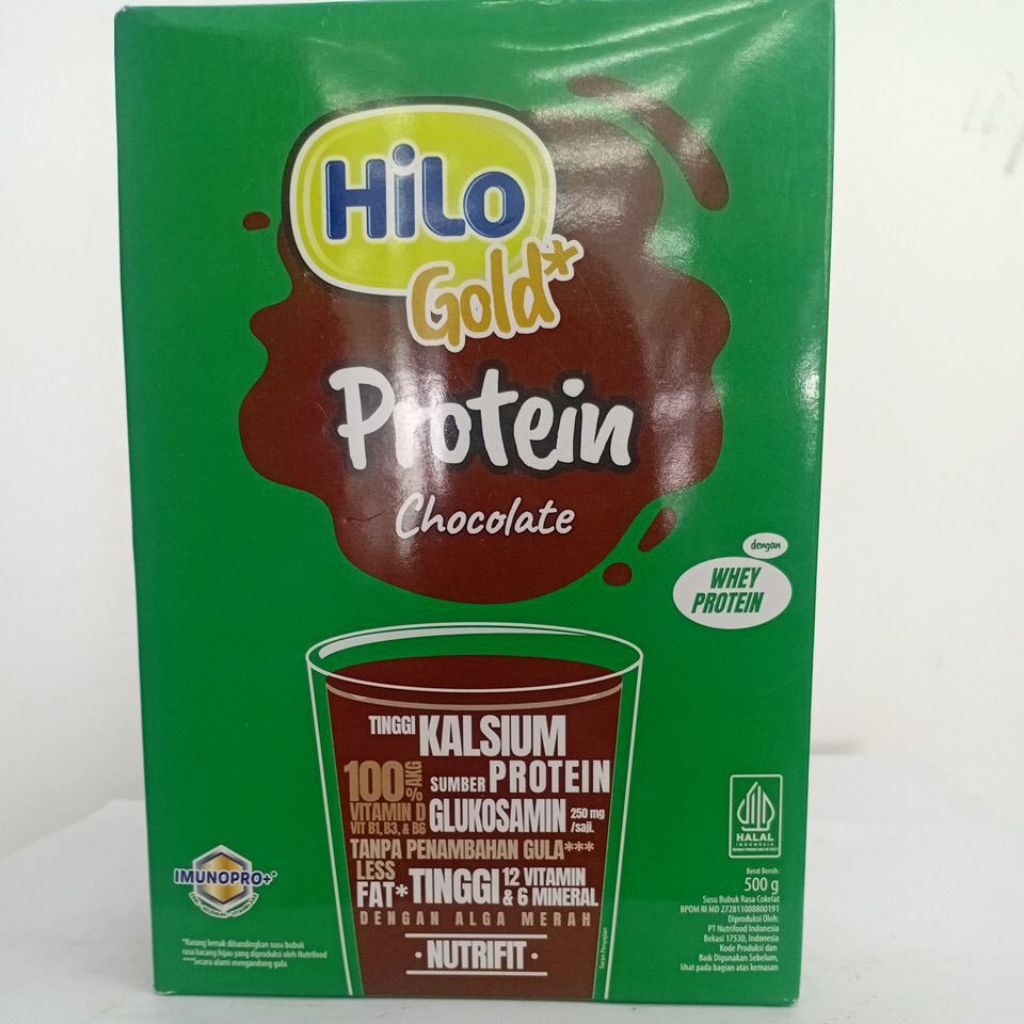 

Susu Hilo Gold Protein Chocolate - Susu bubuk