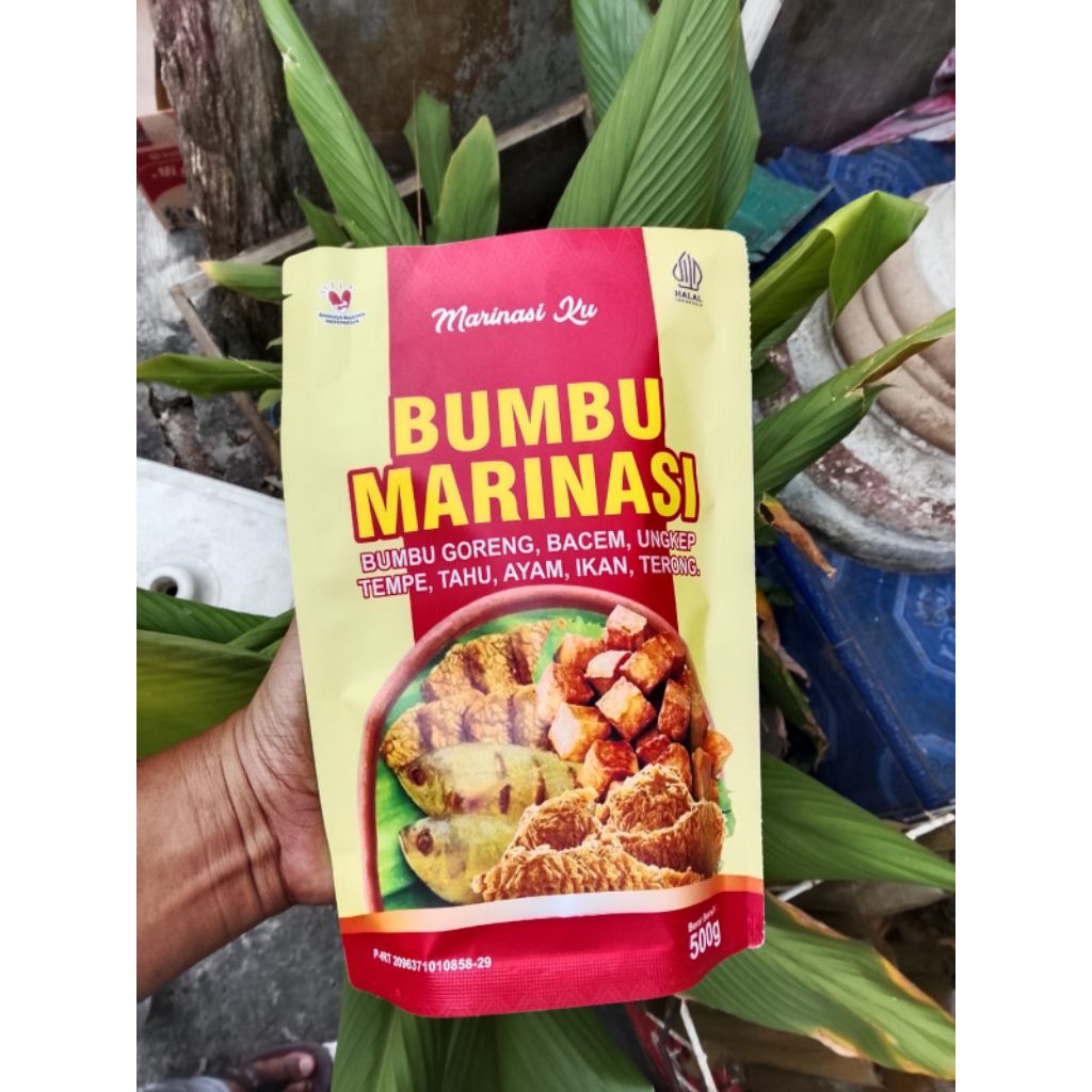 

( BAYAR DI TEMPAT 500g ) MARINASIKU BUMBU BACEM- MARINASI SAMBEL LAUK- BUMBU GORENG - UNGKEP - TAHU, TEMPE, AYAM, IKAN, TERONG, SAYUR, KUAH, BASAH, KERING, TAMPA PENGAWET, BEBAS KIMIA, TAHAN LAMA, SAMBEL LAUK KHAS NEGARA BUMBU LAUK MARINASI ACIL GEMOY