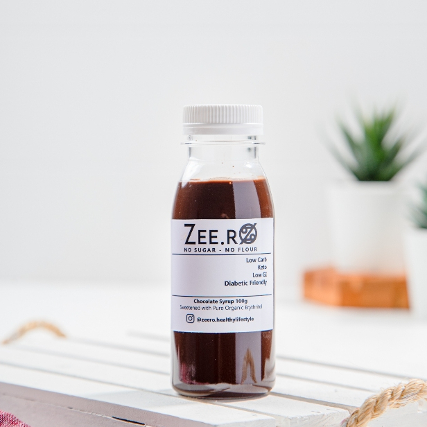 

Zeero Chocolate Syrup (1 KG) No Sugar, Diabetic friendly, Keto Friendly