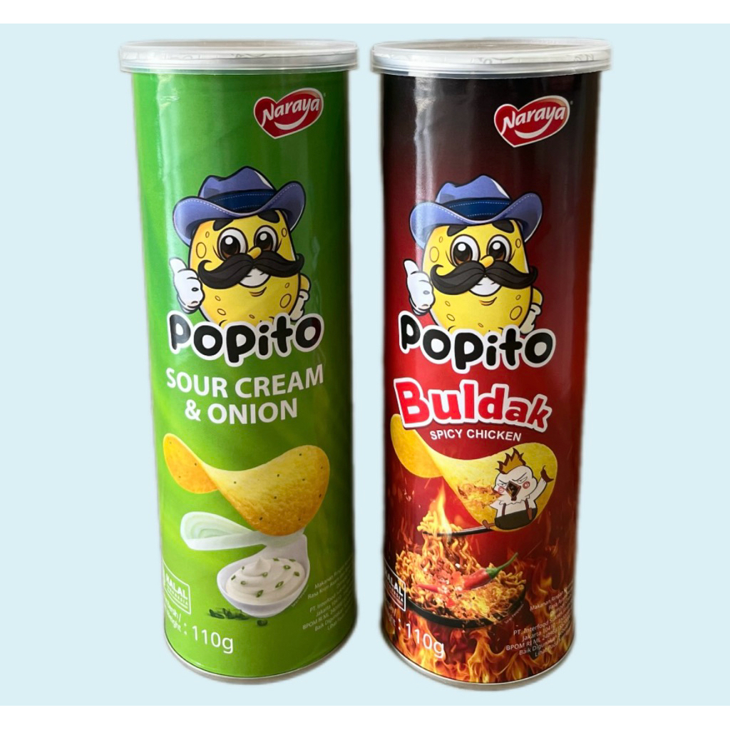 

Naraya Popito Chips 110gr Potato Crispy All Varian
