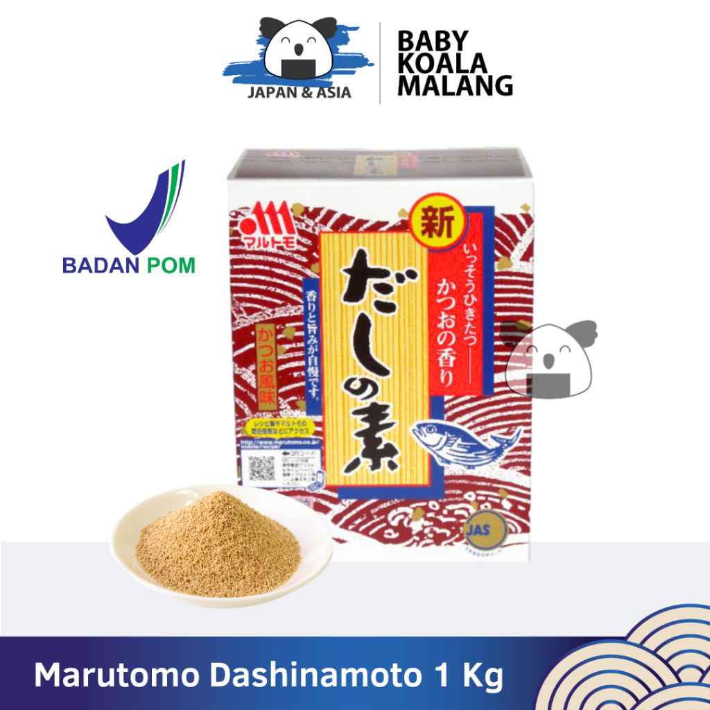 

MARUTOMO Dashinomoto Hondashi 1 Kg │ Import Dashi Kaldu Ikan Katsuobushi Kuah Ramen -BKM