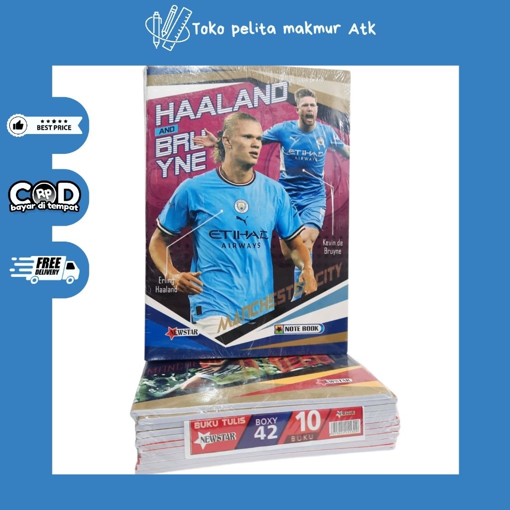 

BUKU TULIS NEW STAR BOXY 42 LEMBAR ( 1 pack isi 10 buku)