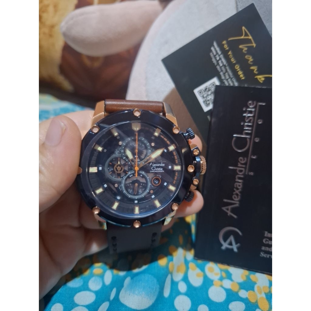 Jam Tangan Pria Ori AC alexandre cristhie