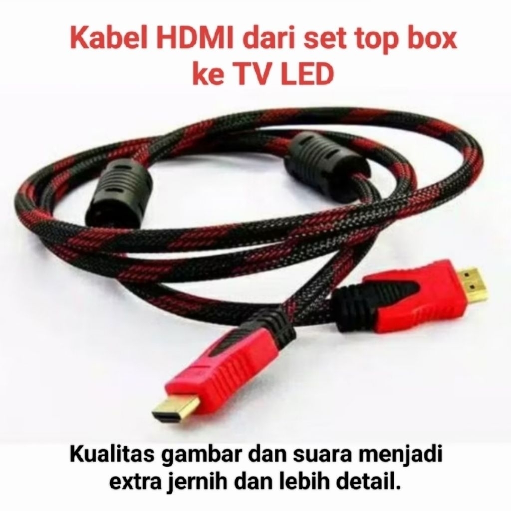 KABEL HDMI SET TOP BOX RUBY KABEL RCA STB RUBY T2-10002 DVB T2