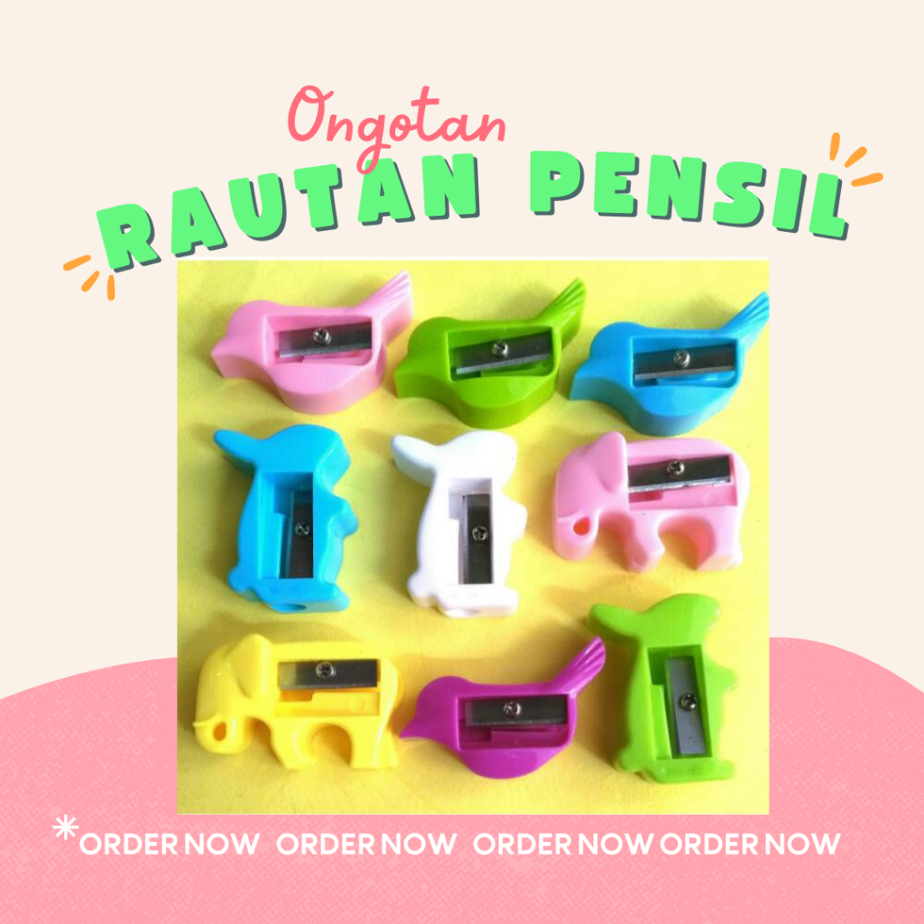 

Rautan Ongotan Serutan Pensil / Sharperner Pencil Lucu