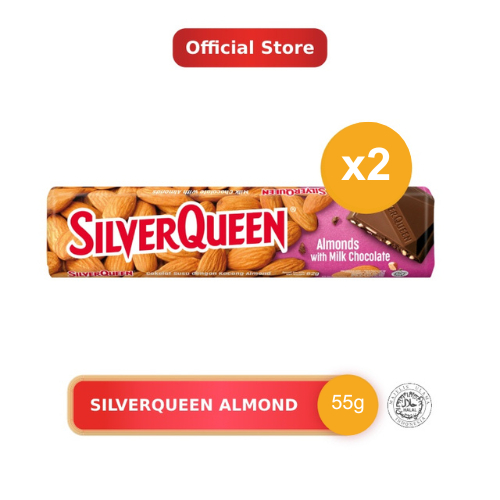 

Silverqueen Cokelat Almond 55 gr x 2