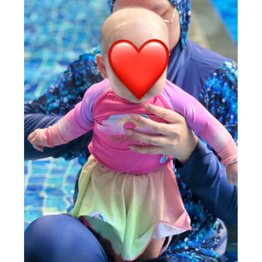 PRELOVED Baju Renang Anak Perempuan KIDDIE SPLASH ukuran XS