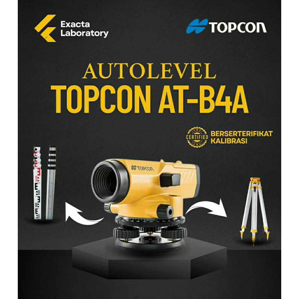 AUTOLEVEL TOPCON AT-B4A FULL SET