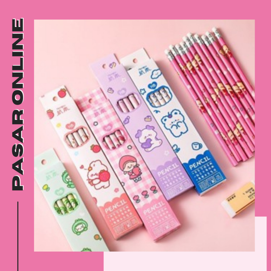 

Pensil Set Isi 10 Pensil Set Alat Tulis Sekolah Pensil Set Pack Pensil Anak Karakter Y2020