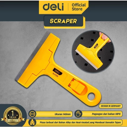 

Deli Kape 102 Mm Dengan 10 Mata Pisau / Deli Scraper EDL4723