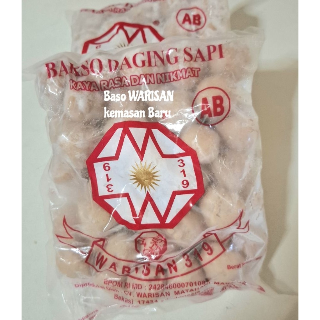 

BAKSO SAPI WARISAN ISI 50 pcs Kemasan baru