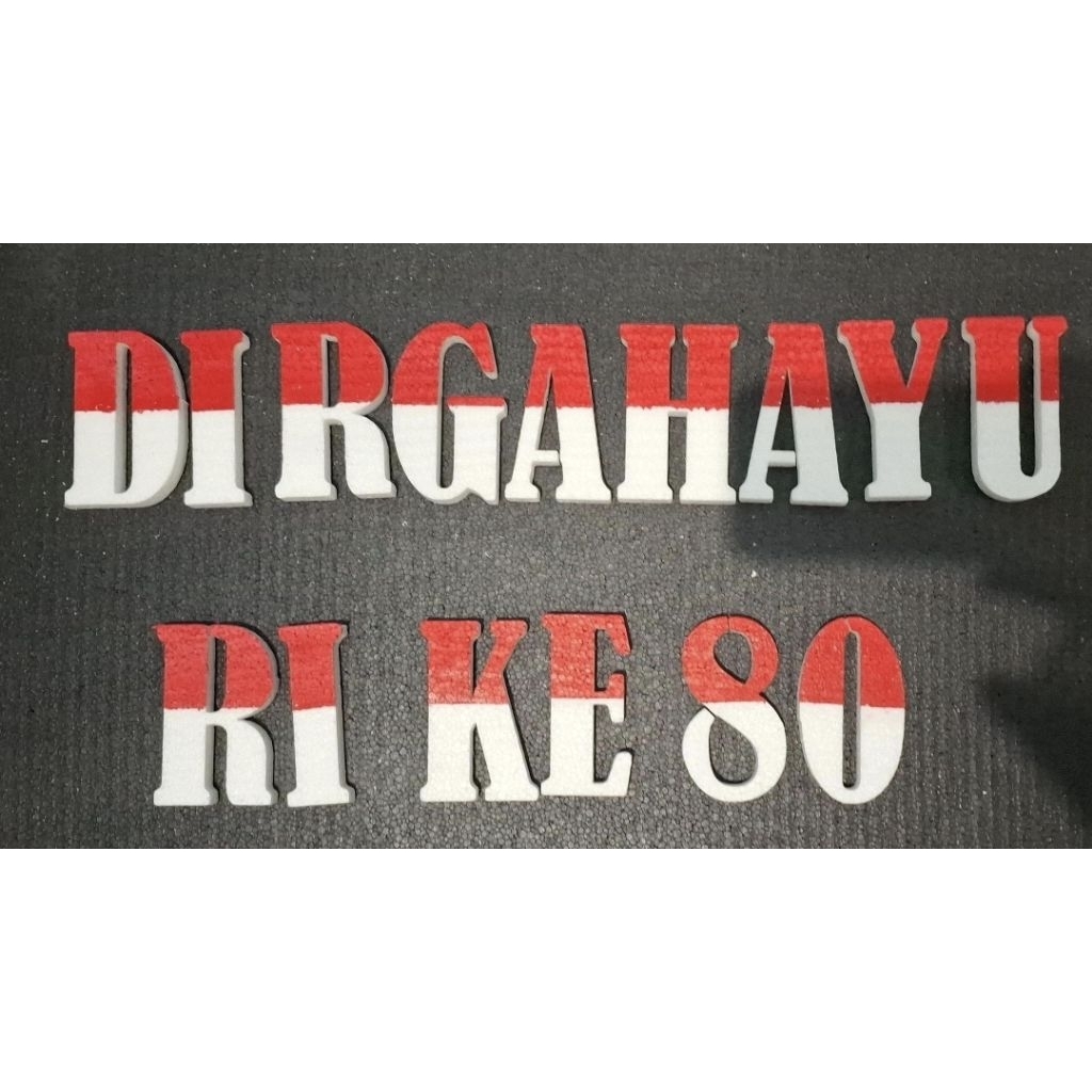 Huruf Gabus 20 cm Bernard/Huruf dan Angka Satuan/Murah