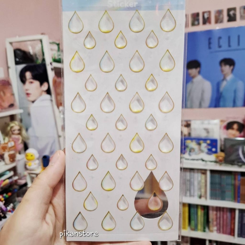 

Sticker Resin Timbul/ Stiker Tempelan Buku Journaling Diary Notebook/ Hiasan