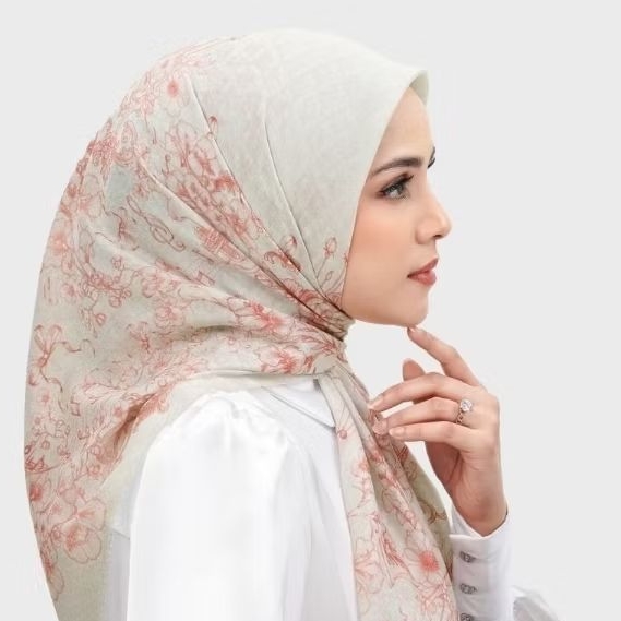 Nada 3 Ice Cream Buttonscarves Ready Size Reguler dan XL