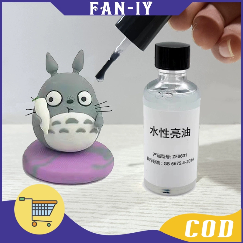 Vernish Clear Gloss Pewarna Resin Bening Resin Gloss 50 Ml