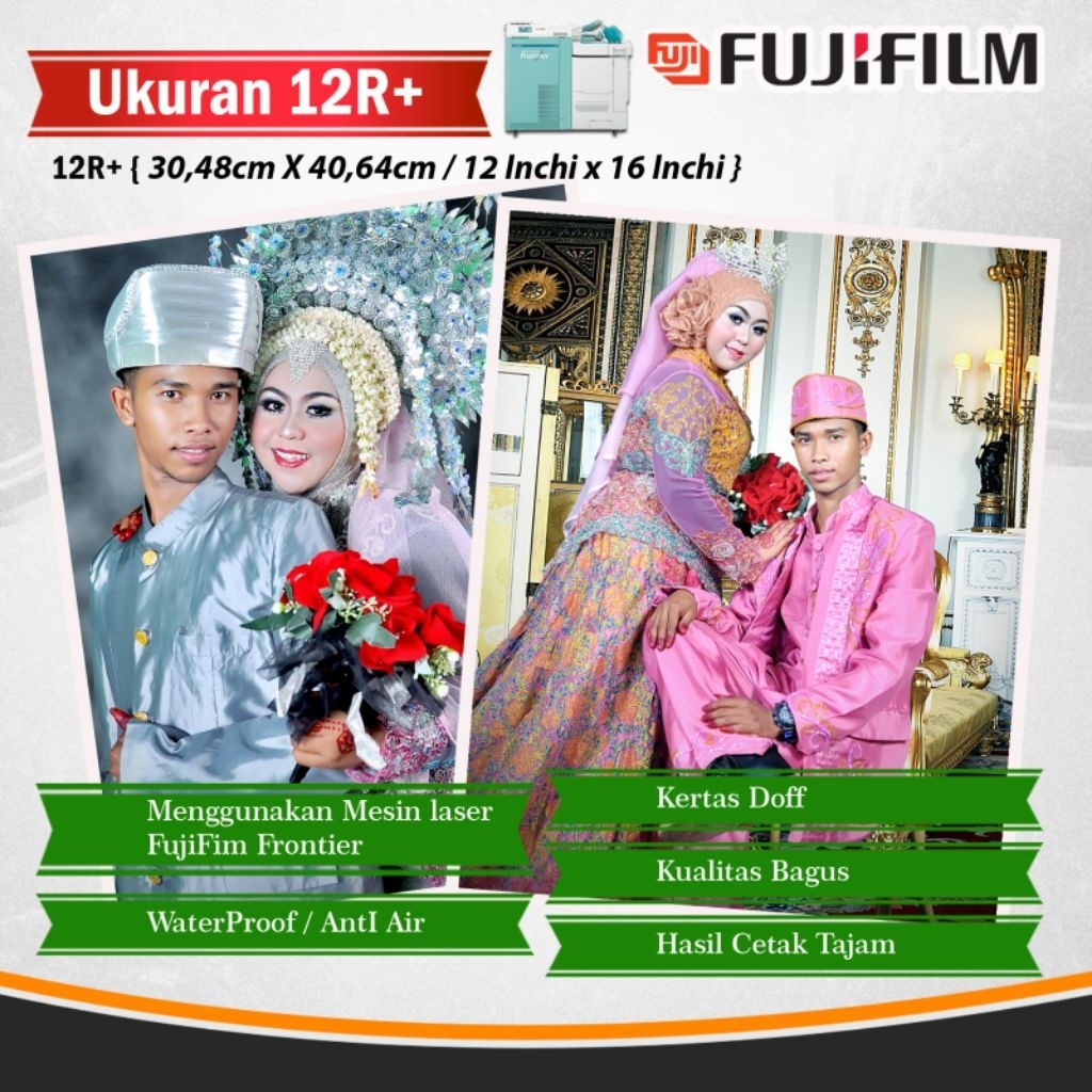 Cetak Foto Photo 12r plus Atau 16 inch FujiFilm Professional Digital Lab Berkualitas