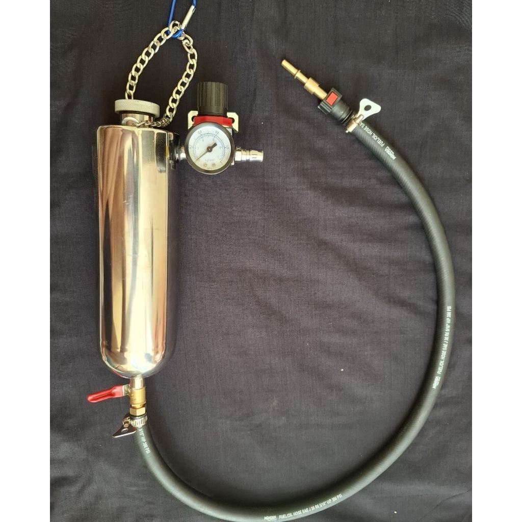 Tabung ICT kit 1L  Alat Flus injektor cleaner infus injektor cleaner Purging mesin bensin mobil/moto