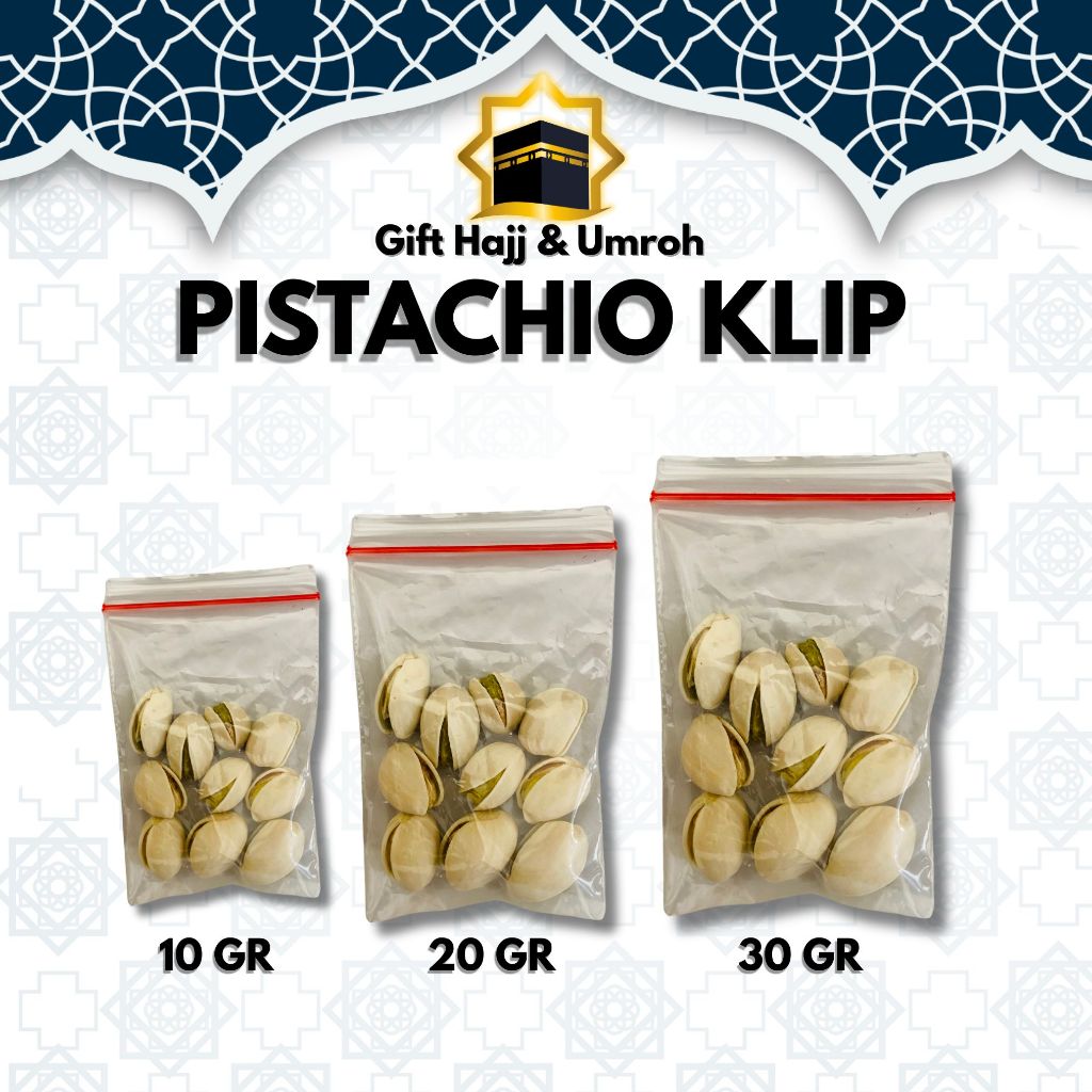 

KACANG PISTACIO KLIP UNTUK ISIAN OLEH OLEH HAJI DAN UMROH