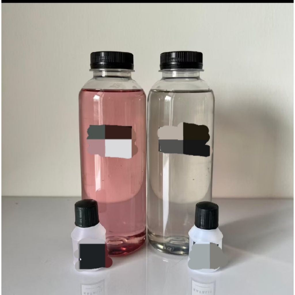 

Resin 100 gr polyester dan katalis 5 ml