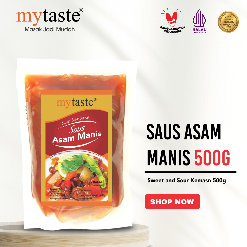 

MY TASTE SAUS ASAM MANIS / SWEET SOUR SAUCE 500 GRAM