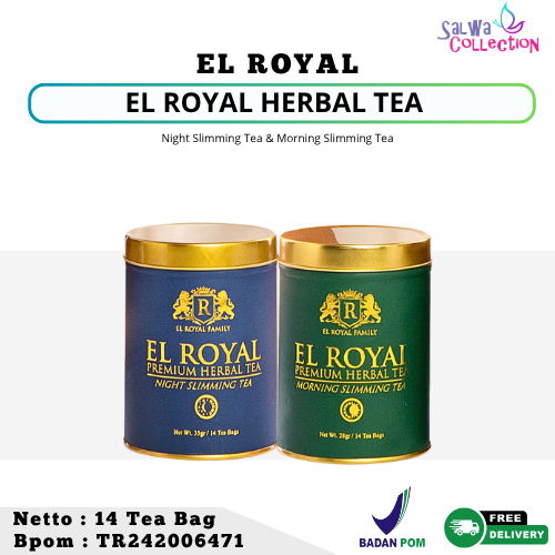 

Paket Hemat Teh Premium El Royal Family - Teh Celup Detox Pagi Dan Malam Melancarkan Pencernaan