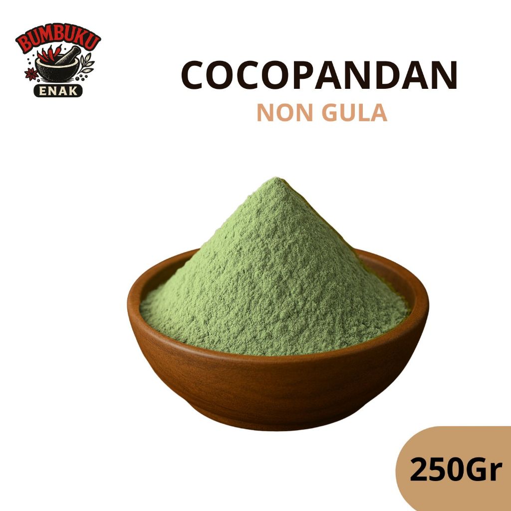 

Bubuk Minuman Non Gula Rasa Cocopandan 250gr – Bubuk Minuman Tradisional Segar, Tanpa Gula