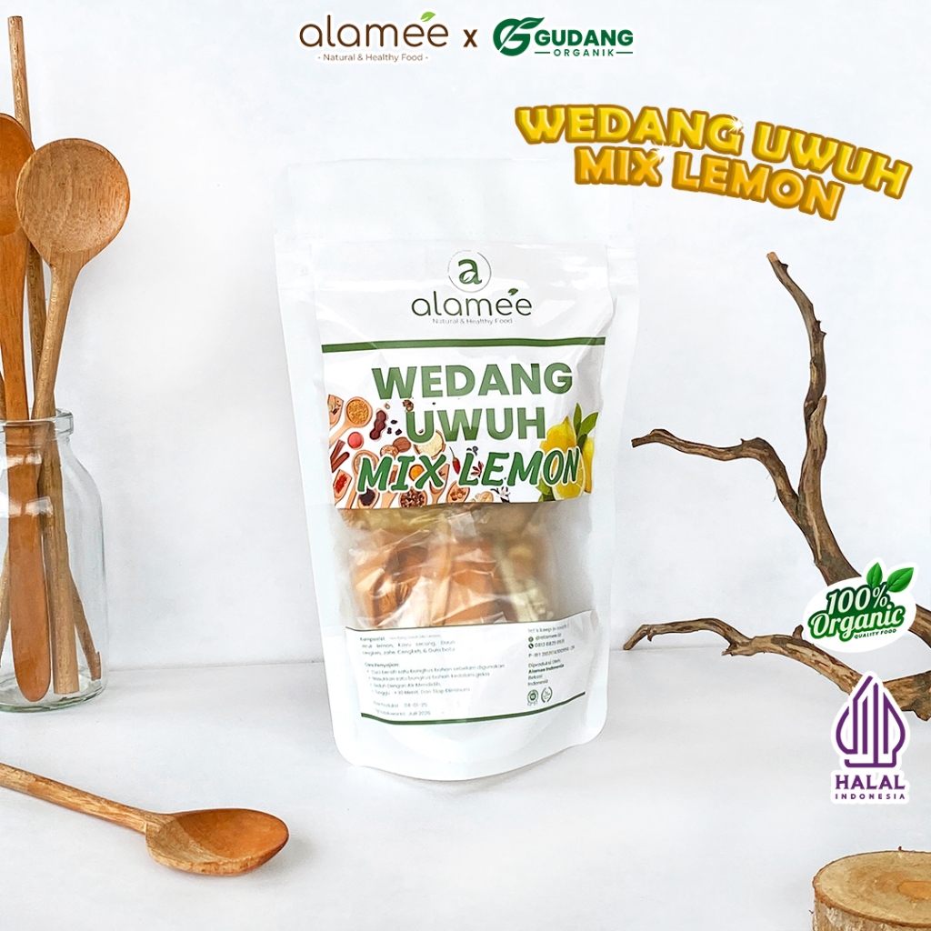 

ALAMEE wedang uwuh jeruk lemon segar herbal alami rempah tradisional hangat vitamin c detoks