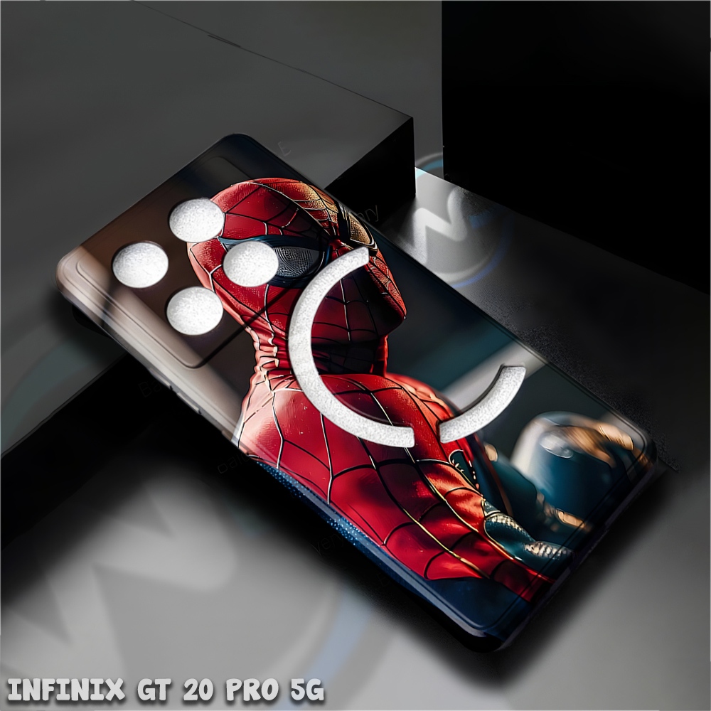 Softcase INFINIX GT 20 PRO 5G | Casing Premium Infinix |W26| Softcase Pro camera Motif Spiderman