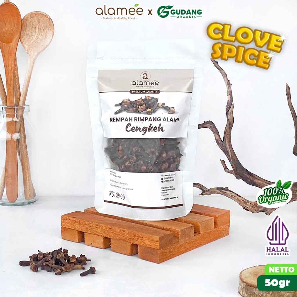 

alamee rempah cengkeh aroma kaya 50 gram rempah dapur aromatik serbaguna dengan rasa hangat alami