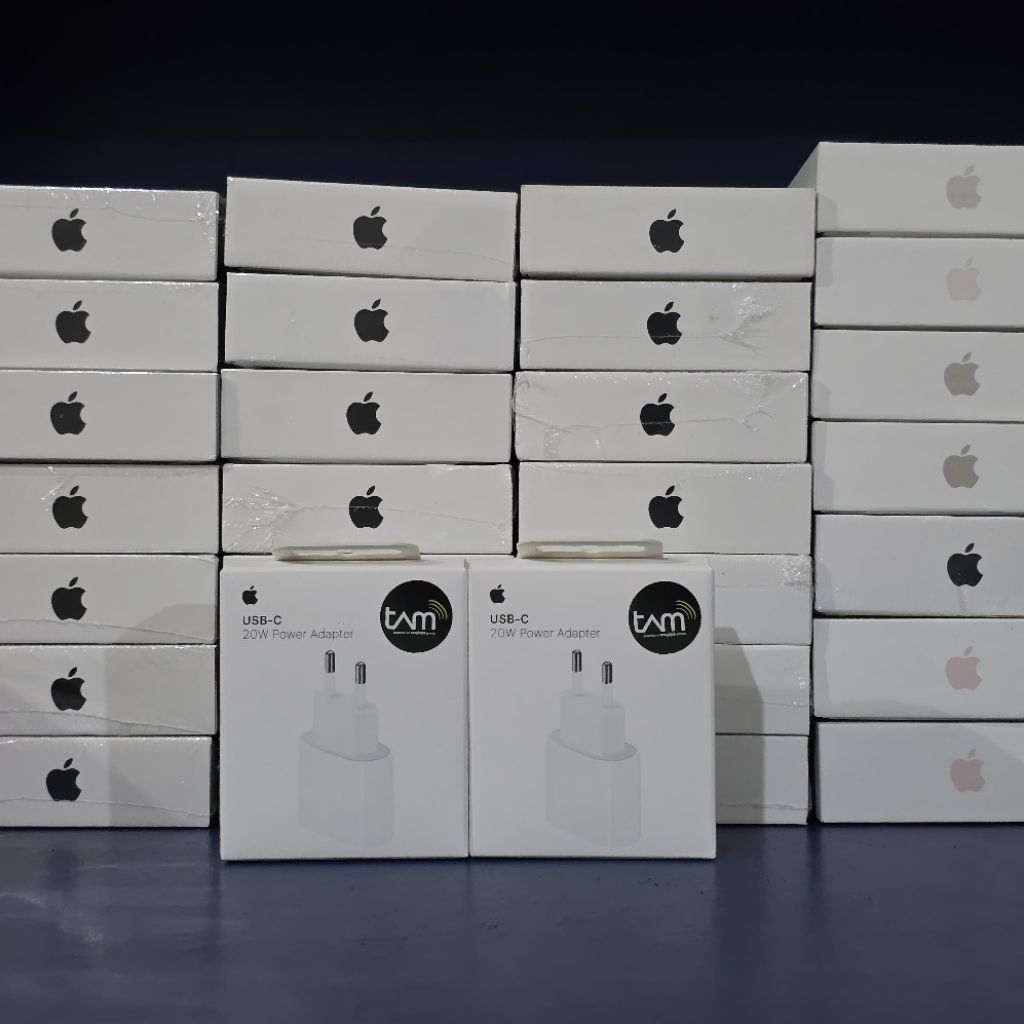 ADAPTER IPHONE 20WATT TYPE C GARANSI RESMI TAM BARU BNIB SEGEL NO REPACK