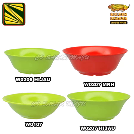 Golden Dragon Mangkok Es Melamin / Mangkok Baso