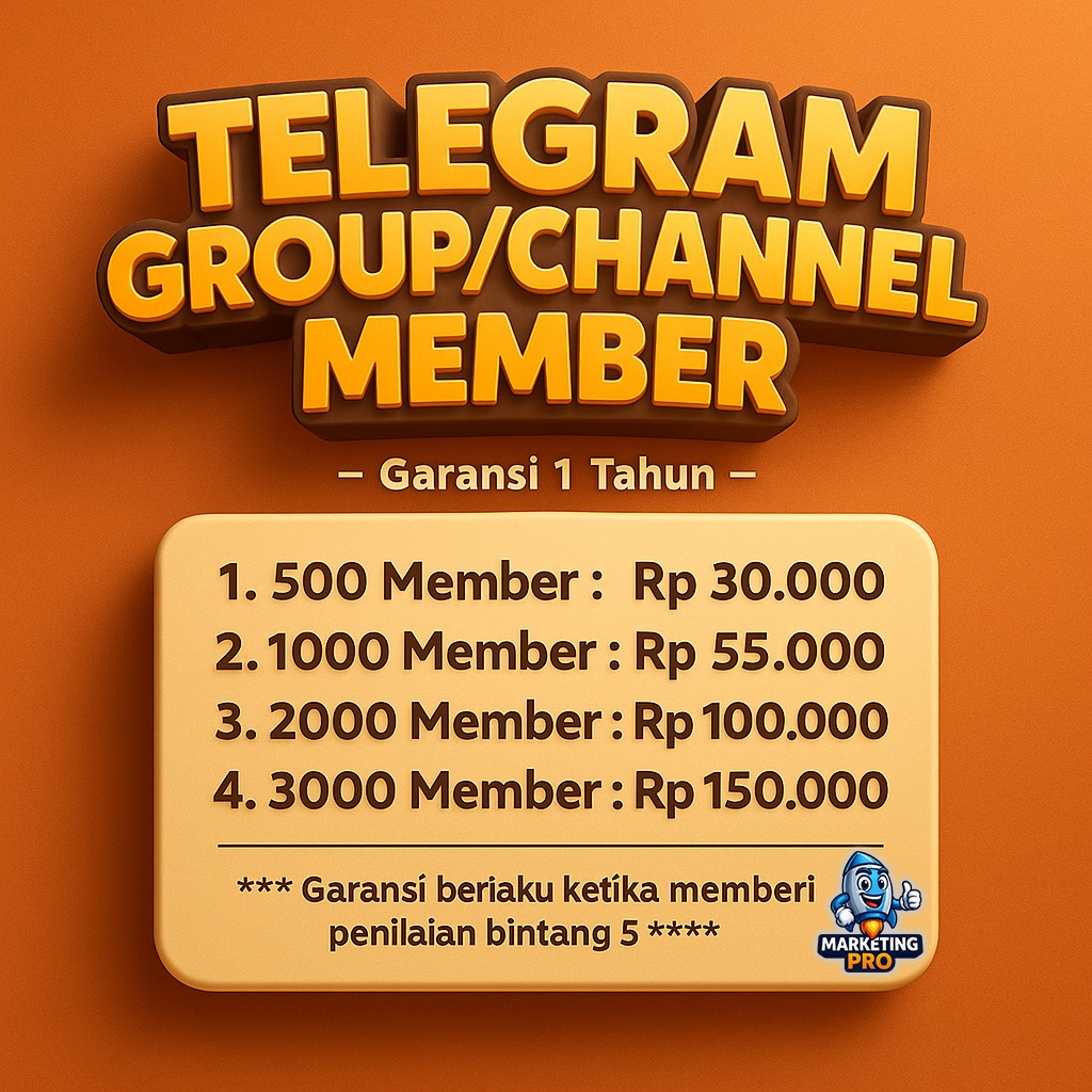 Tambah Member Telegram Publik - Jasa Penambah Anggota BOT - Aman & Bergaransi