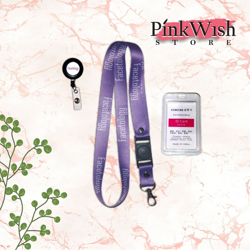 

Lanyard FACETOLOGY / Tali idcard FACETOLOGY [Ready stock] Termurah