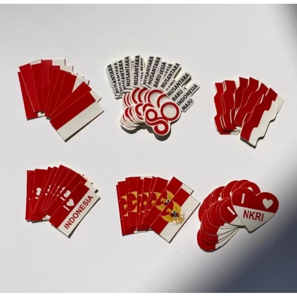 

Raart.Official. STICKER PIPI MERAH PUTIH ECER 2PCS / STICKER KEMERDEKAAN RI / STIKER PIPI MERAH PUTIH
