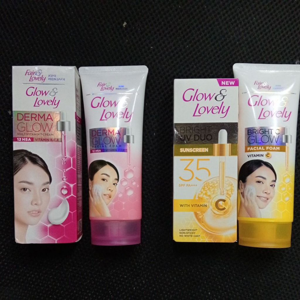 PAKET GLOW LOVELY DERMA GLOW/ BRIGHT C GLOW