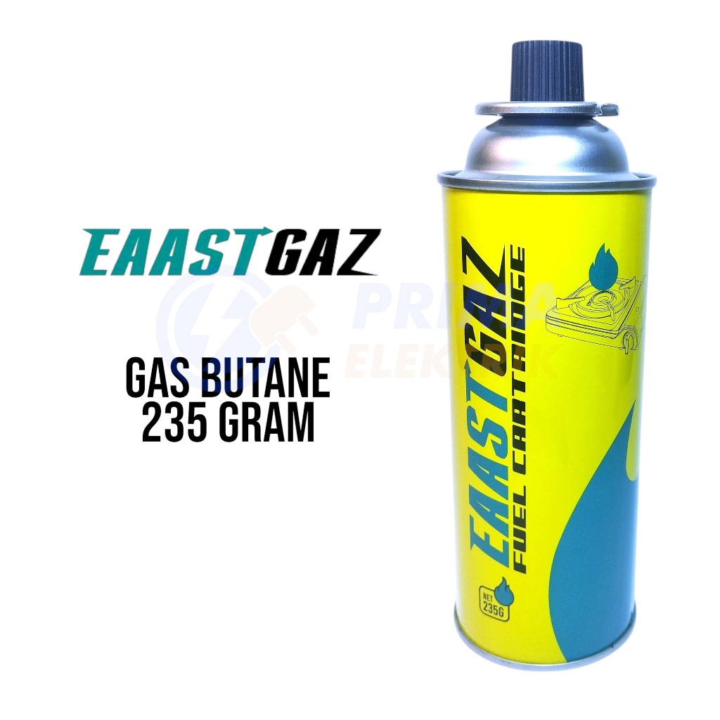 Kaleng Gas Butane EAAST GAZ 235 gram.