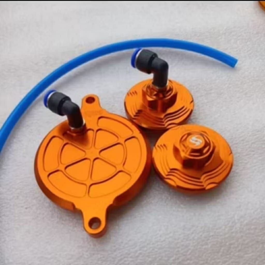 TUTUP KLEP +TUTUP SENTRIK SHIJIRO RACING MIO KATBU ,MIO SOUL