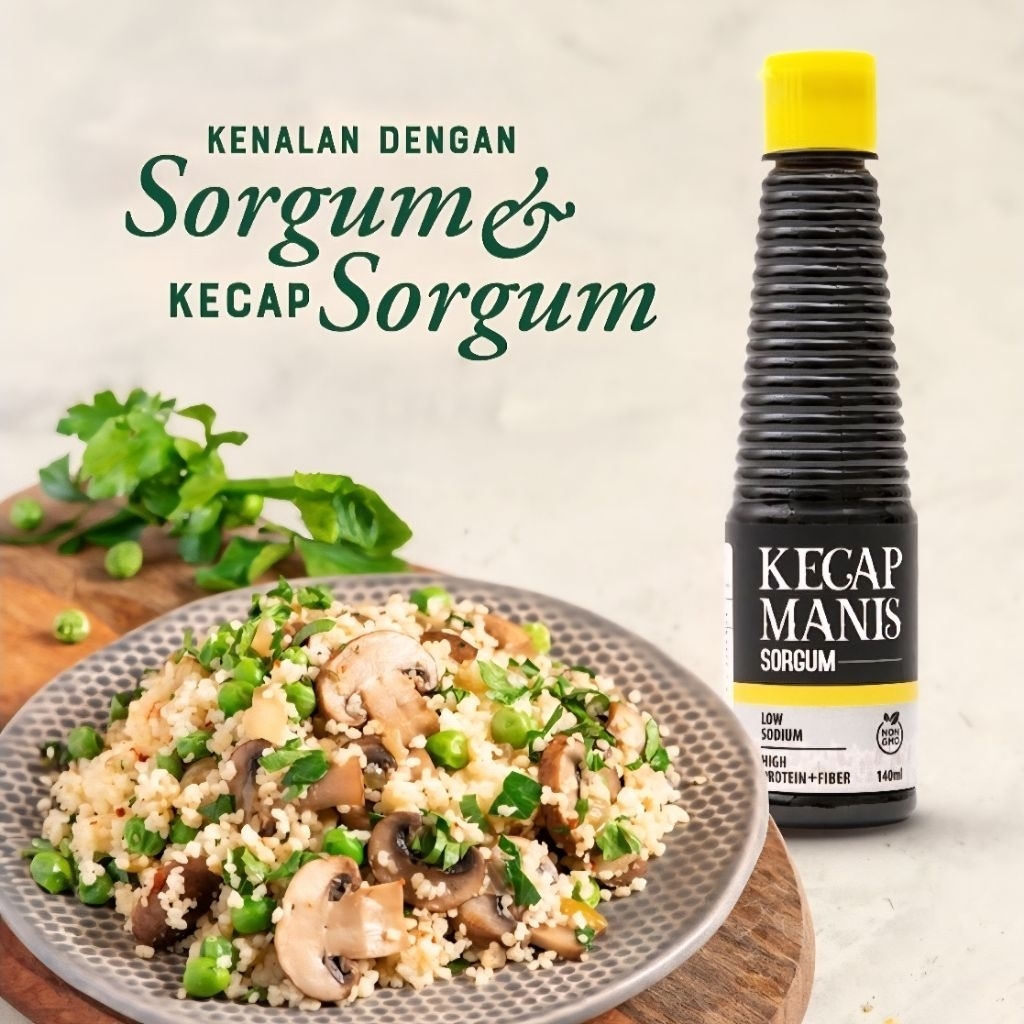 

KECAP MANIS SORGUM - 140ml | Healthy Choice Sorghum Sweet Sauce Mpasi