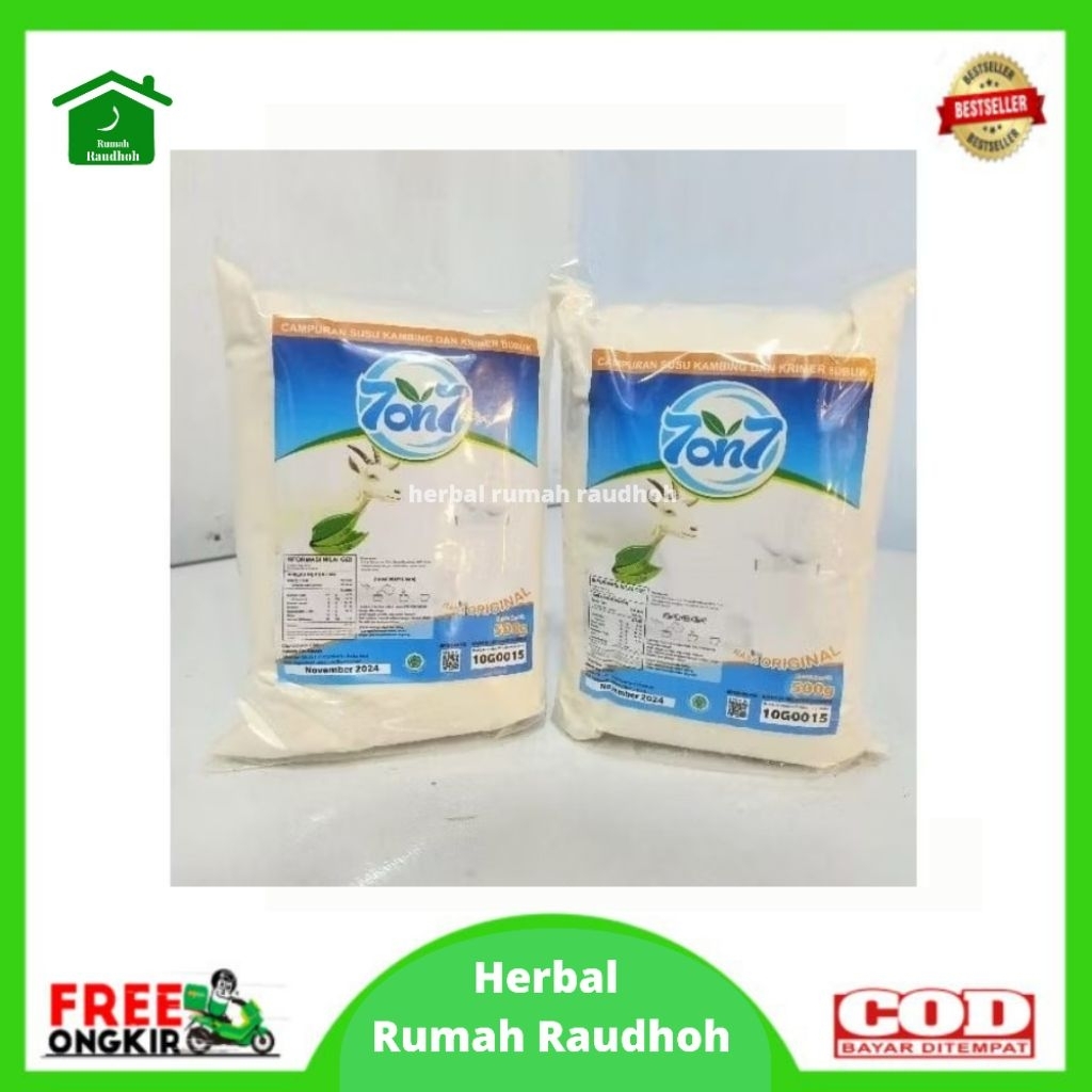 

SUSU KAMBING ETAWA BUBUK 7on7 KEMASAN 500 GR - RASA ORIGINAL