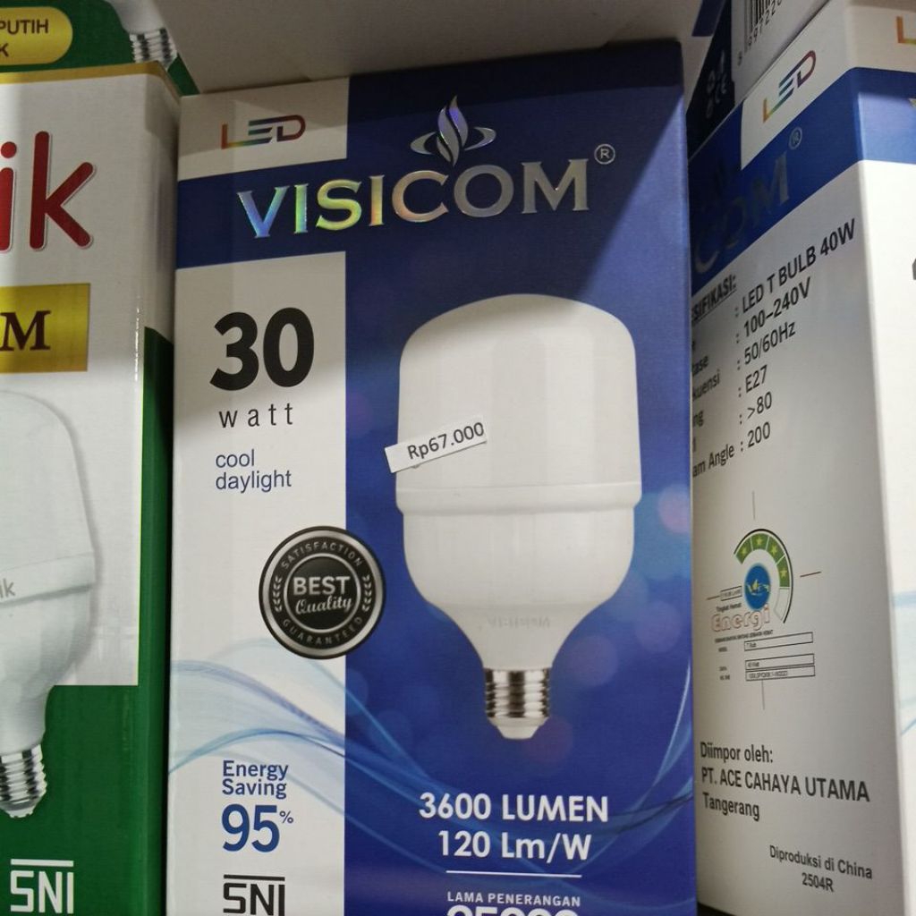 LED VISICOM 30WATT CAHAYA PUTIH