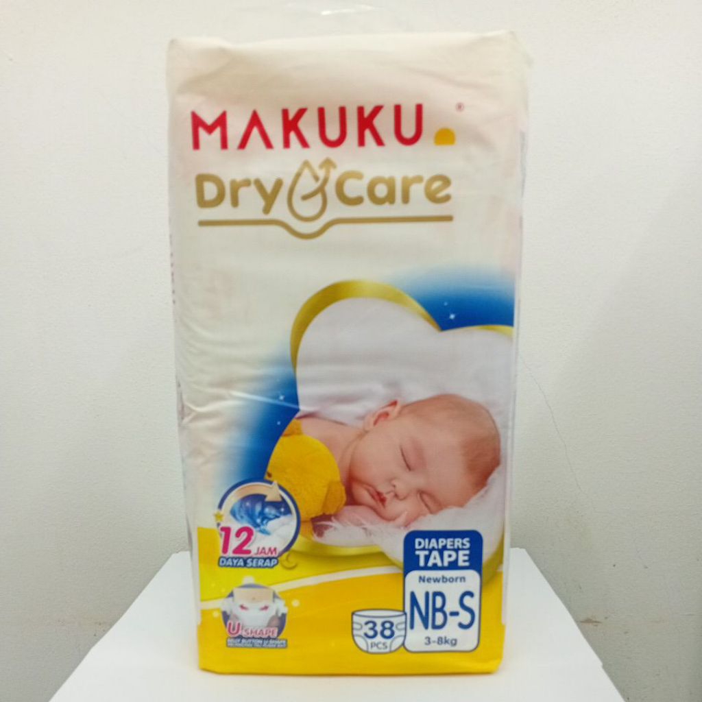 PEMPERS MAKUKU DRY CARE TAPE NBS 38S