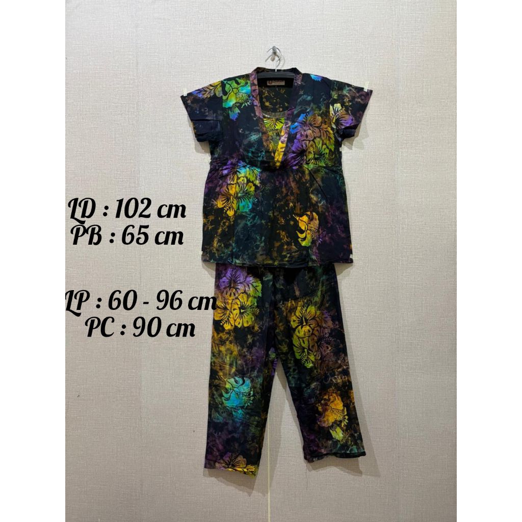 Setelan Sunan celana panjang model kimono