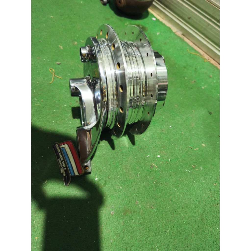 Tromol Belakang Tiger Bubut Gilap Original