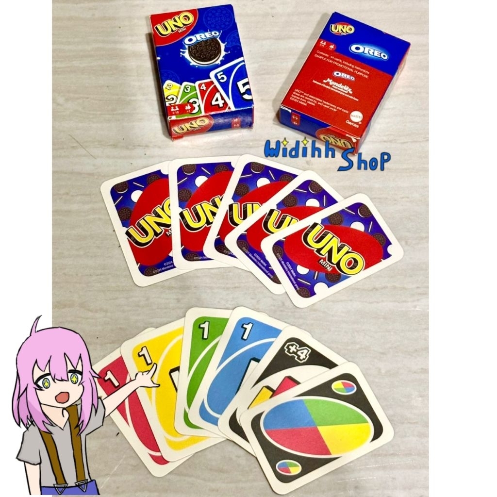 Oreo Uno Card Kartu UNO merek Oreo ( hanya kartunya saja )
