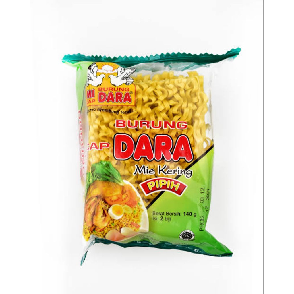 

Mi Cap Burung Dara Mie Kering Pipih 140 gram