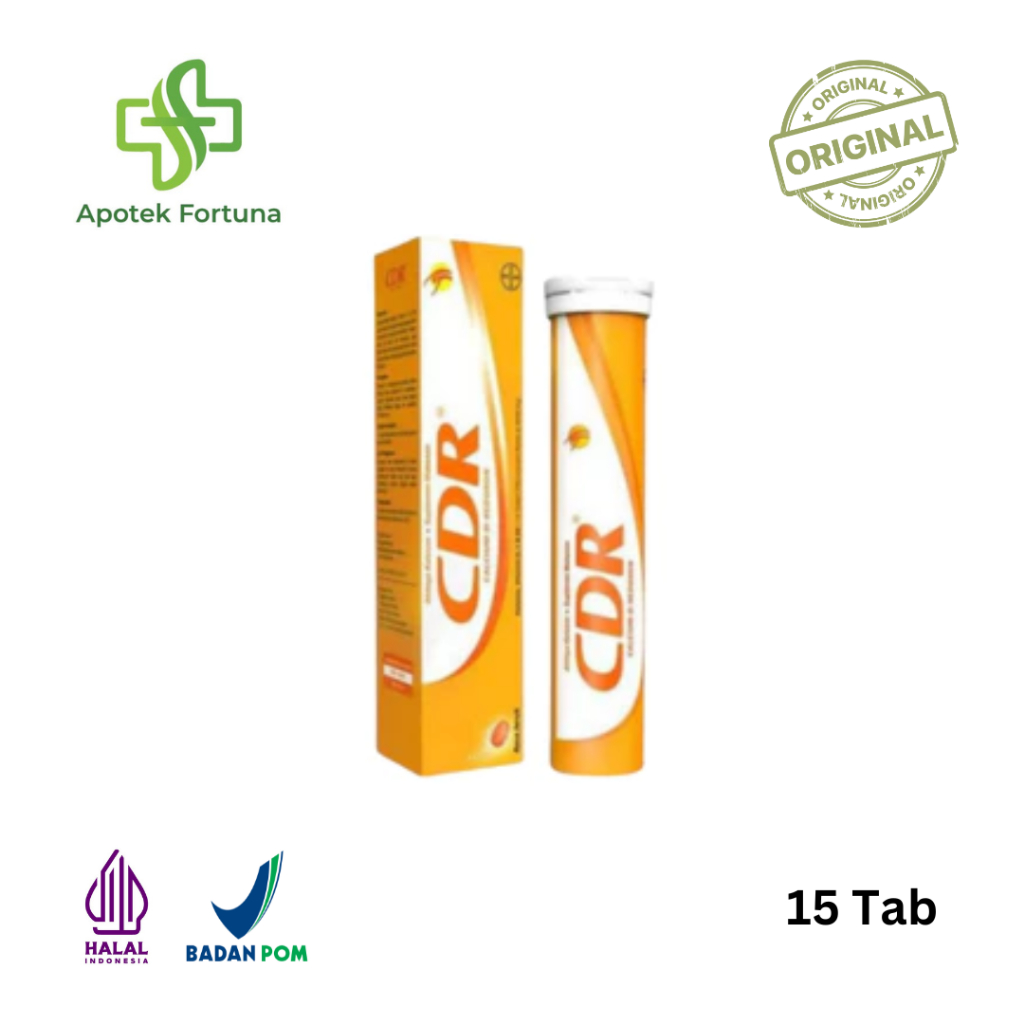 CDR Rasa Jeruk - 15 Tablet (Vitamin C)