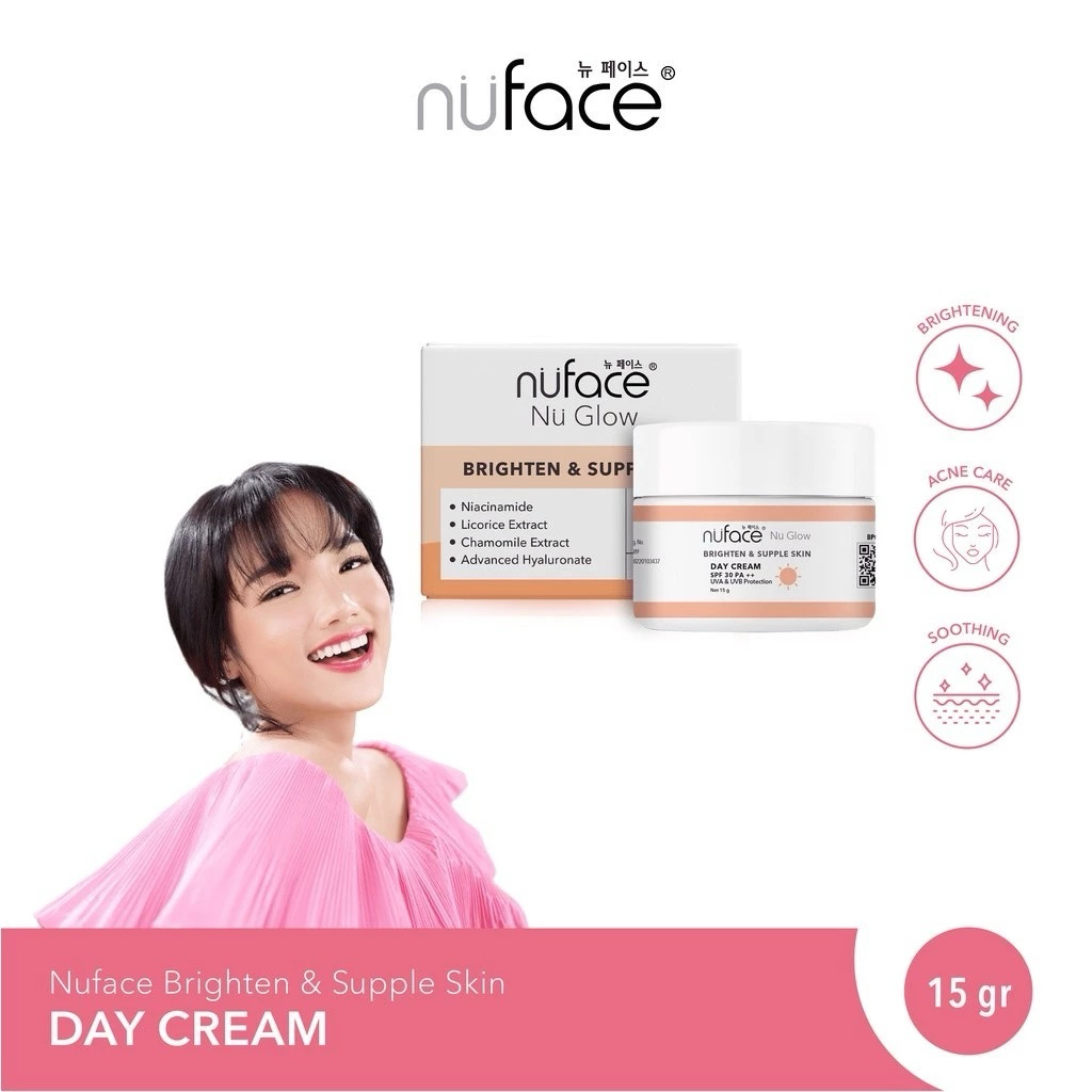 NUFACE NU GLOW BRIGHTEN & SUPPLE SKIN DAY CREAM